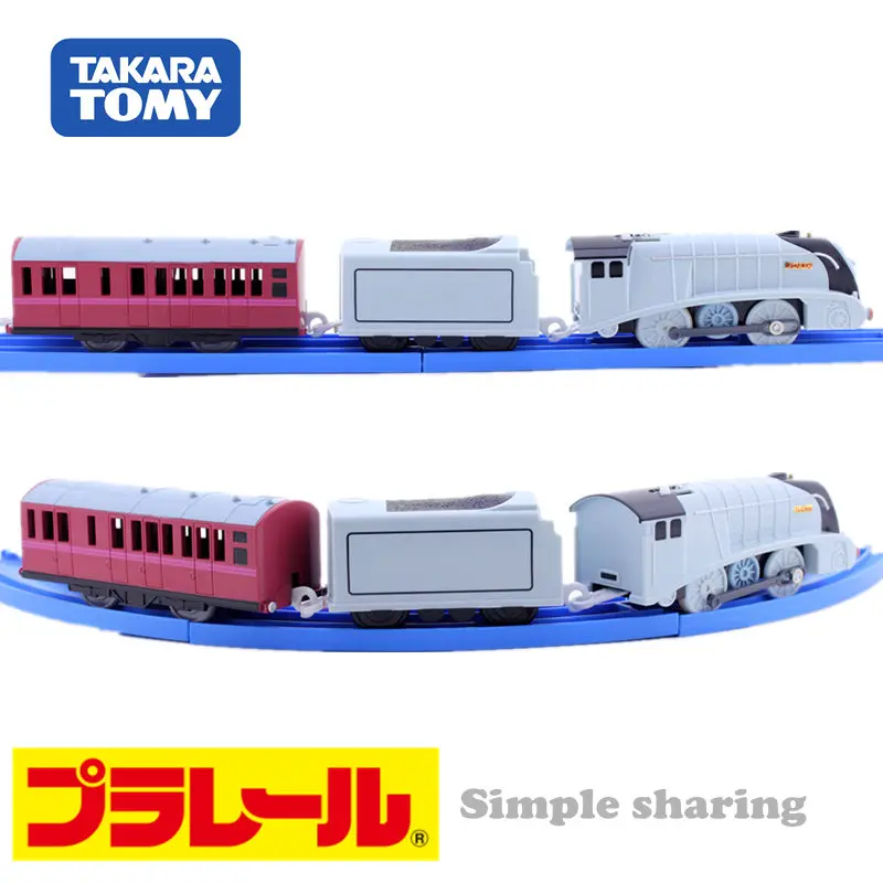 TOMY TRACKMASTER TS 10 And Friends Спенсер с 2 грузовиками моторизованный поп миниатюрный