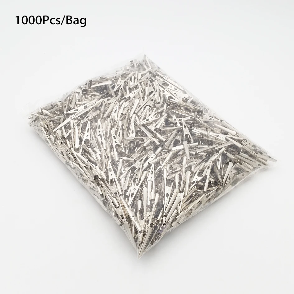 Металлический зажим типа крокодил с круглым хвостом Электрический для