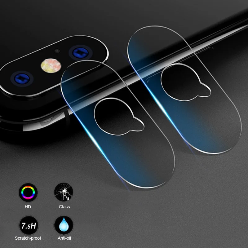 HD Прозрачная Взрывозащищенная защитная пленка для объектива задней камеры iPhone XS