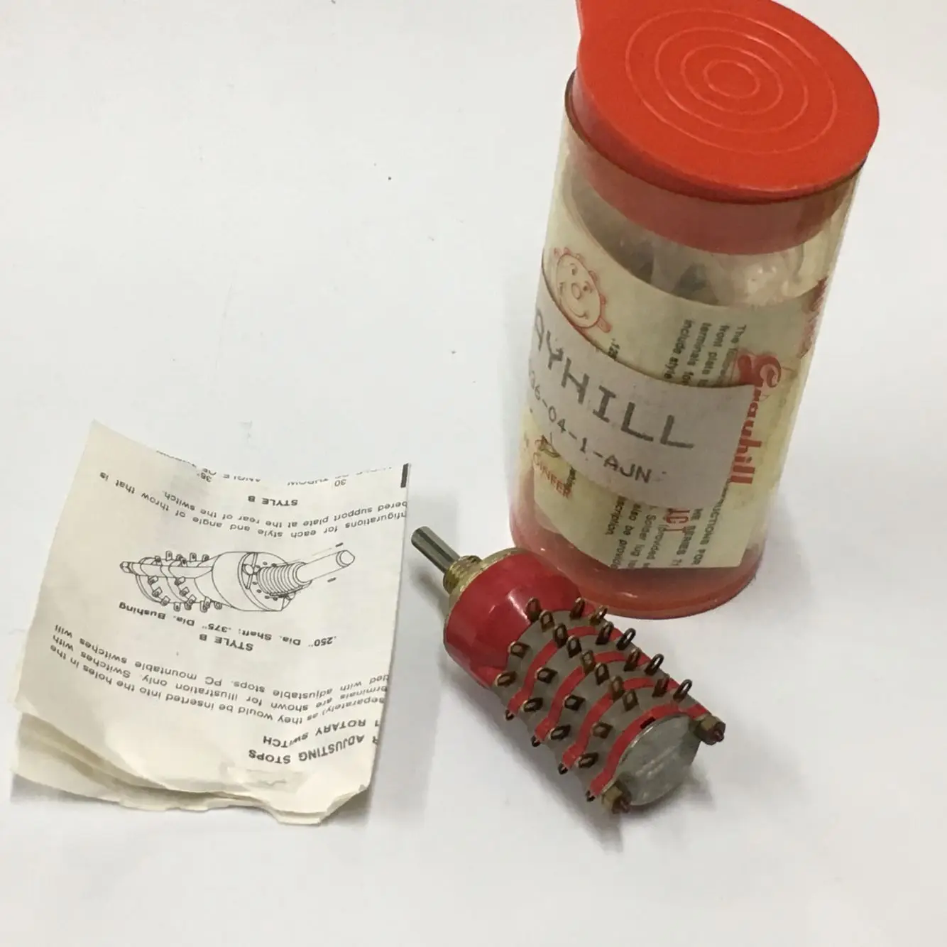 

[VK] GRAYHILL 71AD36-04-1-AJN4 нож 4 слоя 10 линия точный инструмент поворотный переключатель диапазонов