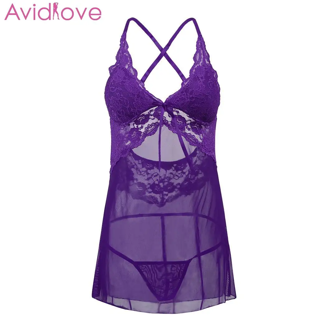 Женское нижнее белье Avidlove кружевное большого размера с подкладкой и открытой