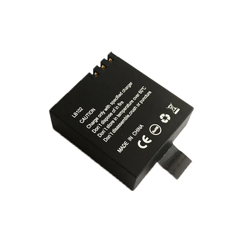 Аккумулятор GitUp 1000mAh резервная перезаряжаемая Li-on батарея для GitUP Git2/Git2P WiFi Спортивная Экшн-камера