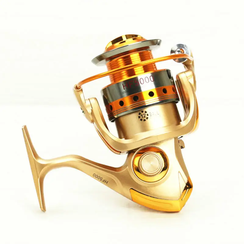 Металлическая спиннинговая рыболовная Катушка 12BB рыболовные снасти Pesca Carrete