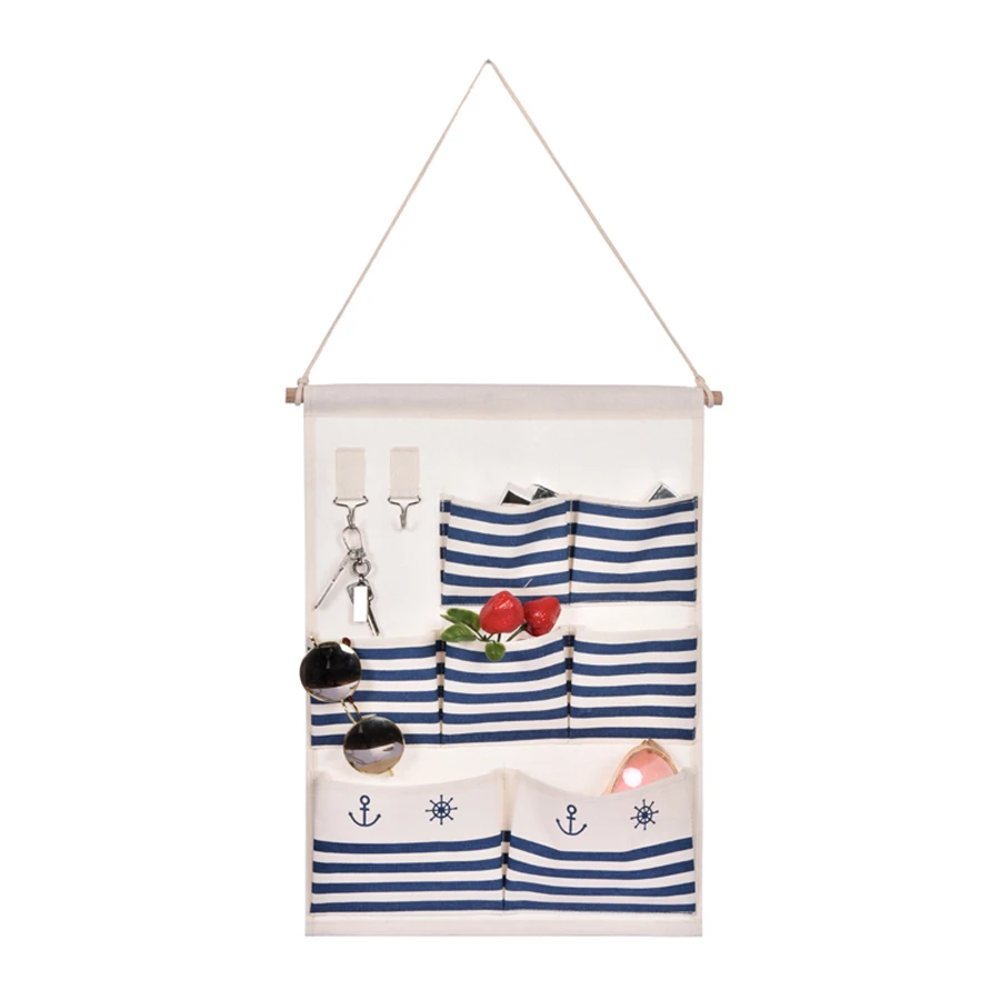 Cartoon Bedroom Bag Organizer And Storage Linen Baby Bed Rangement Organizadores Hanging For Toys QQI06 |