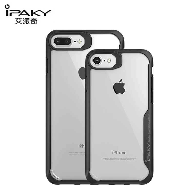 Чехол iPaky чехол для iPhone 8 Plus мягкий силиконовый Жесткий из ТПУ ударопрочный