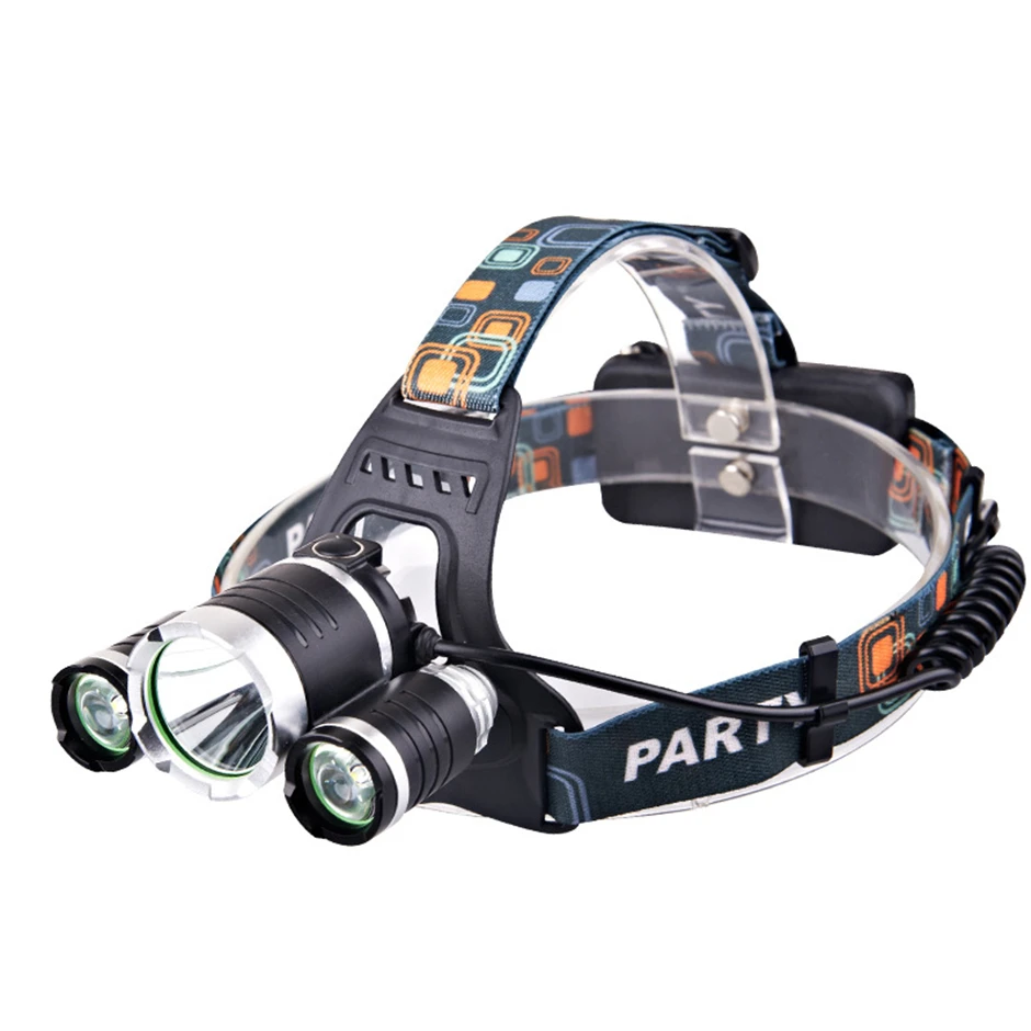 6000lm CREE XML T6 + 2r5 светодиодный фары фара Портативные прожекторы 5 режим Факел EU/US /Car