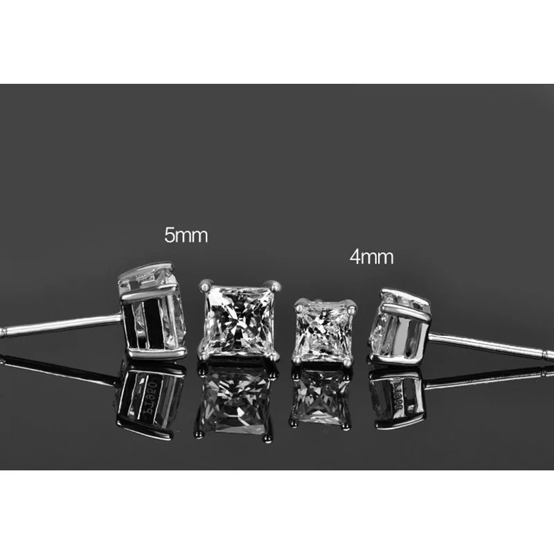 Женские серьги-гвоздики в виде принцессы из серебра 925 пробы | Украшения и