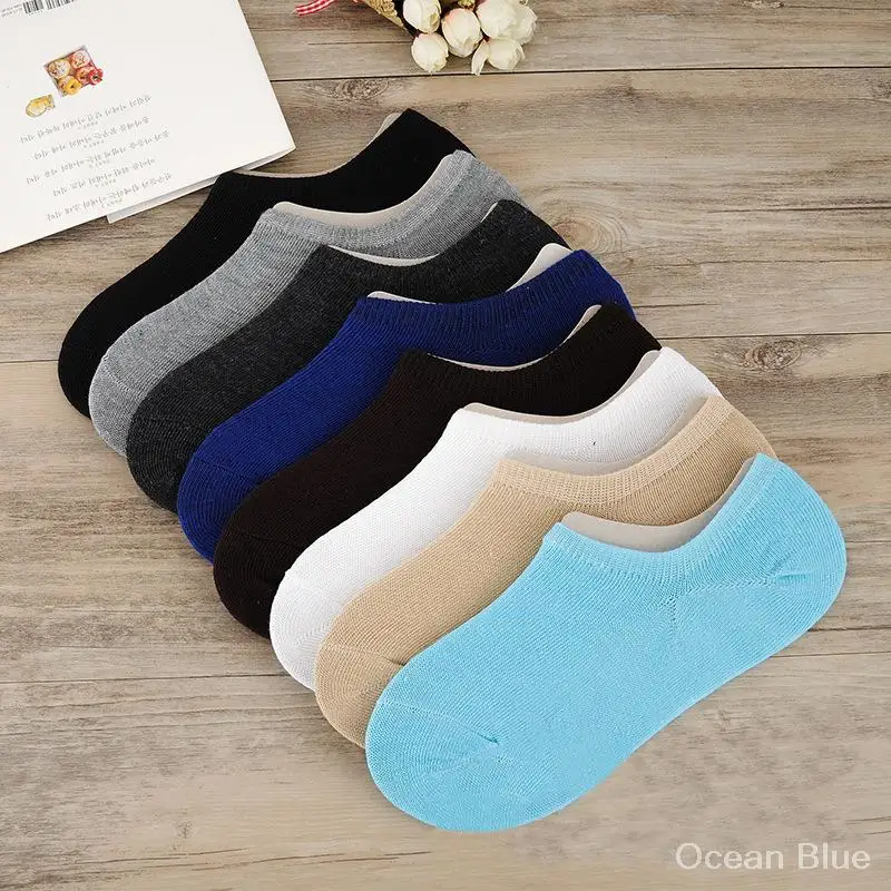Лидер продаж 5 пара/лот хит модные весенне-летние носки 8 однотонных цветов