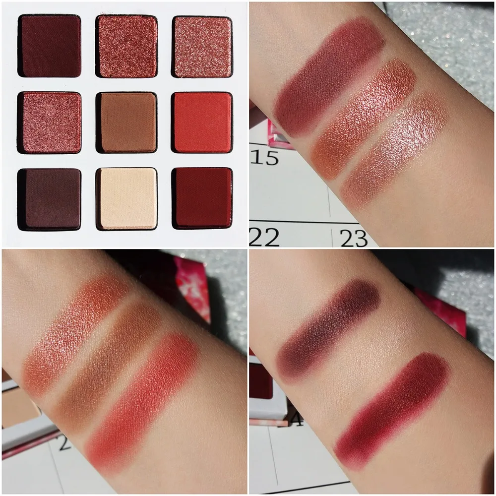 DGAFO макияж тени для век OBSESSIONS Pallete MAUVE Макияж 9 цветов Палитра мерцающие