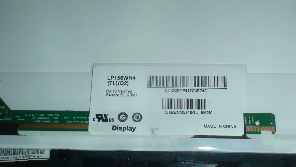 Матрица LP156WH4 (TL)(Q2) TLQ2 для экрана ноутбука панель ЖК дисплея 1366*768 40 контактов