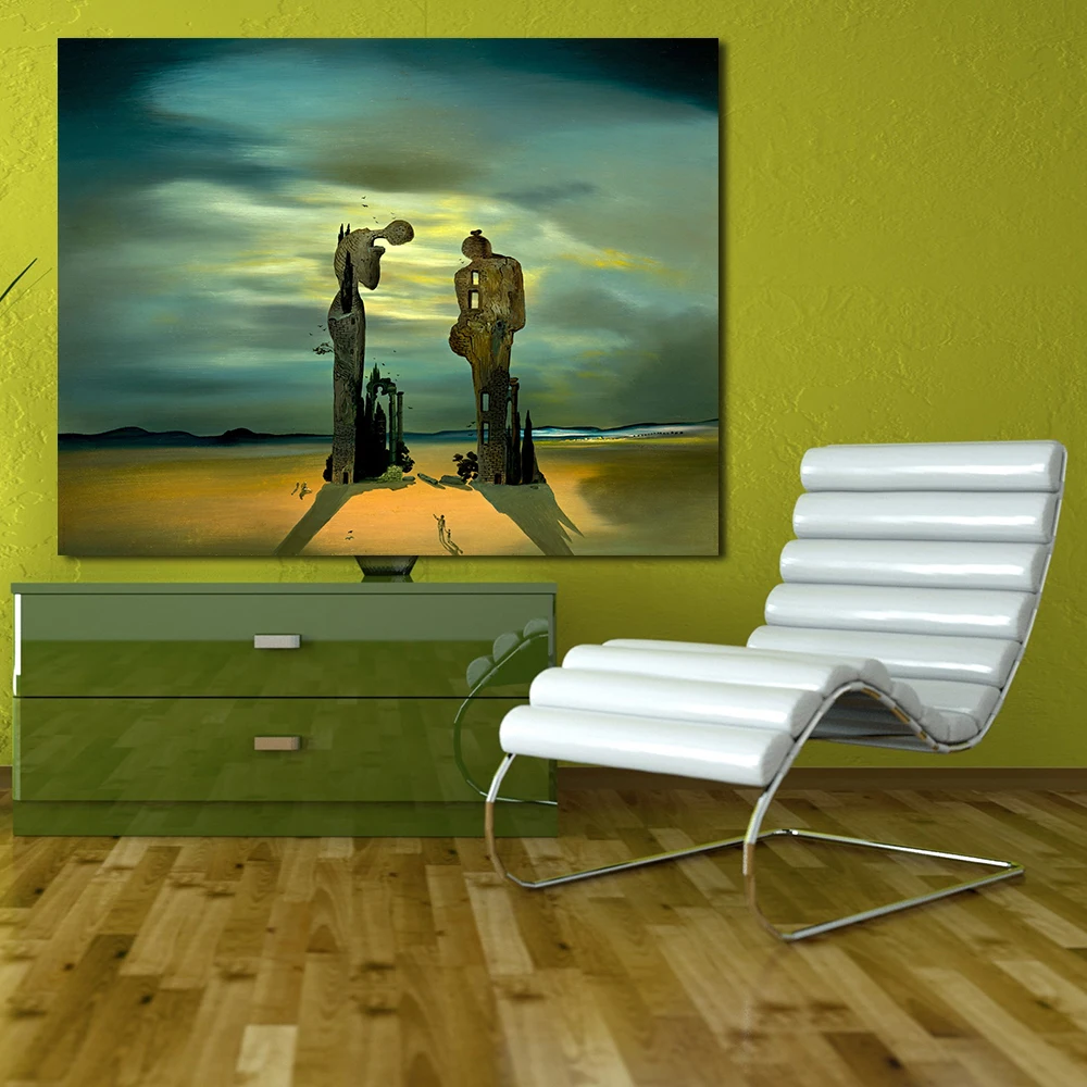 JQHYART Salvador Dali, картина маслом, настенная живопись на холсте, декоративная живопись для гостиной, настенная живопись, картина без рамки