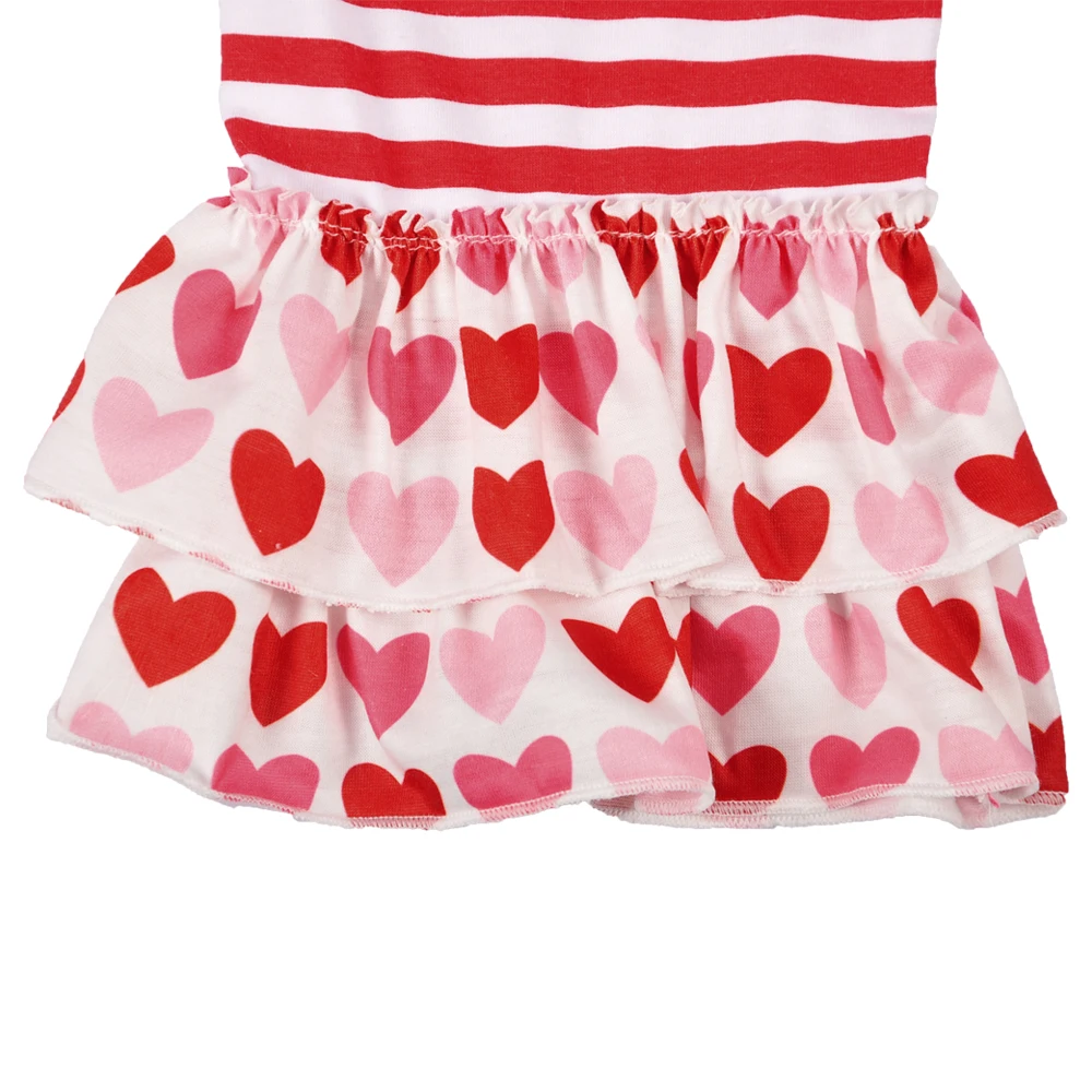 Одежда для девочек Футболка с круглым вырезом и рукавами полосатые штаны