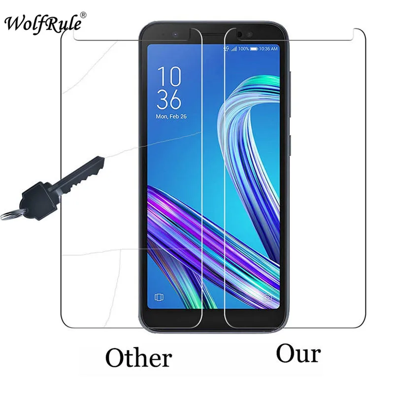 2 piezas de vidrio Asus ZenFone Live L1 ZA550KL Protector de pantalla de vidrio templado para Asus ZenFone Live L1 ZA550KL vidrio de tel&eacute;fono 5,5"-1