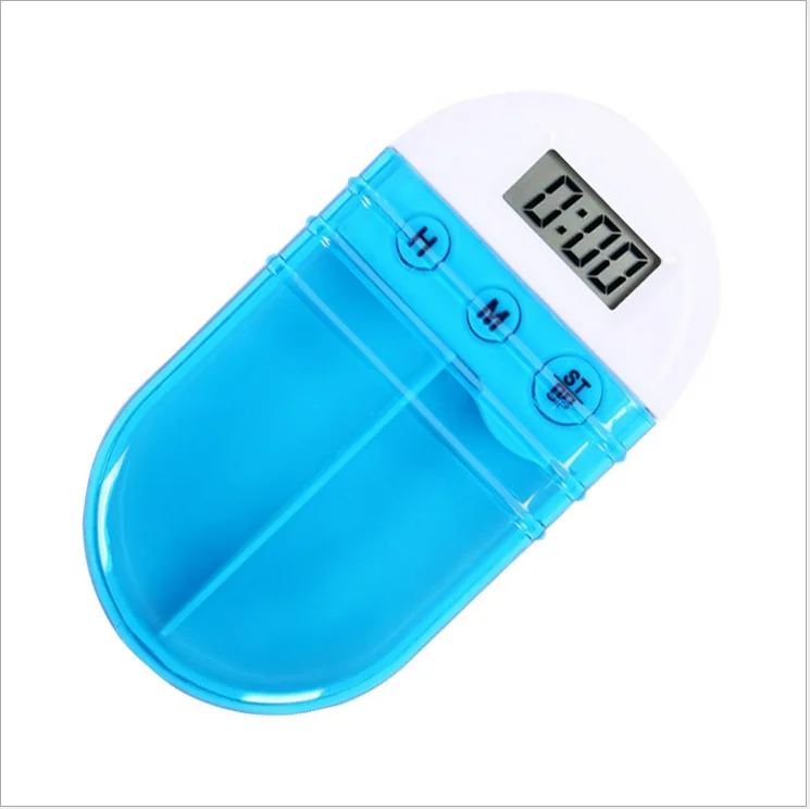 1 Pc Таблетки Box сигнализации Pill Организатор мини Портативный Ежедневно с цифровой