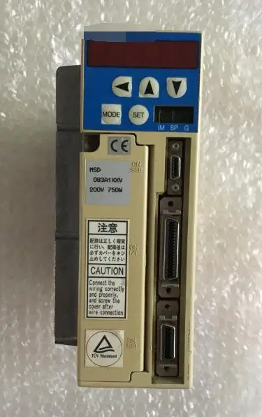 

amplifier MSD083A1XXV 750W AC servo driver