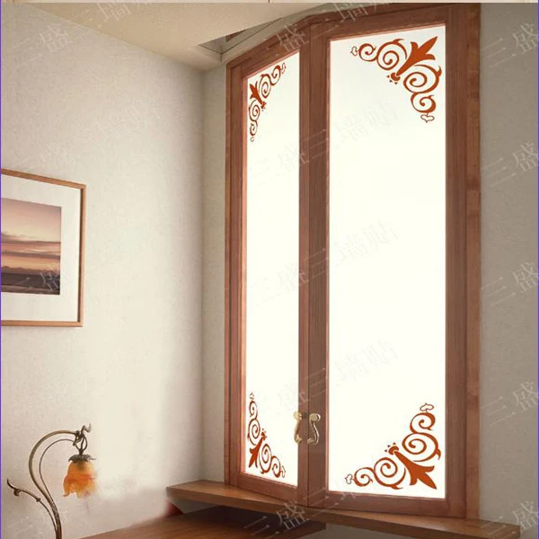 2016 модные декоративные наклейки для дверей настенные ванной комнаты домашний