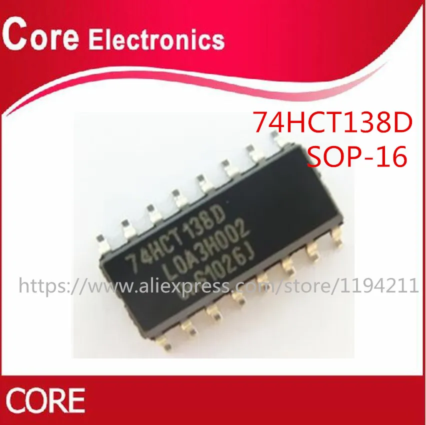 50 шт./лот 74HCT138D 74HCT138 SOP16 Новый|Интегральные схемы| |