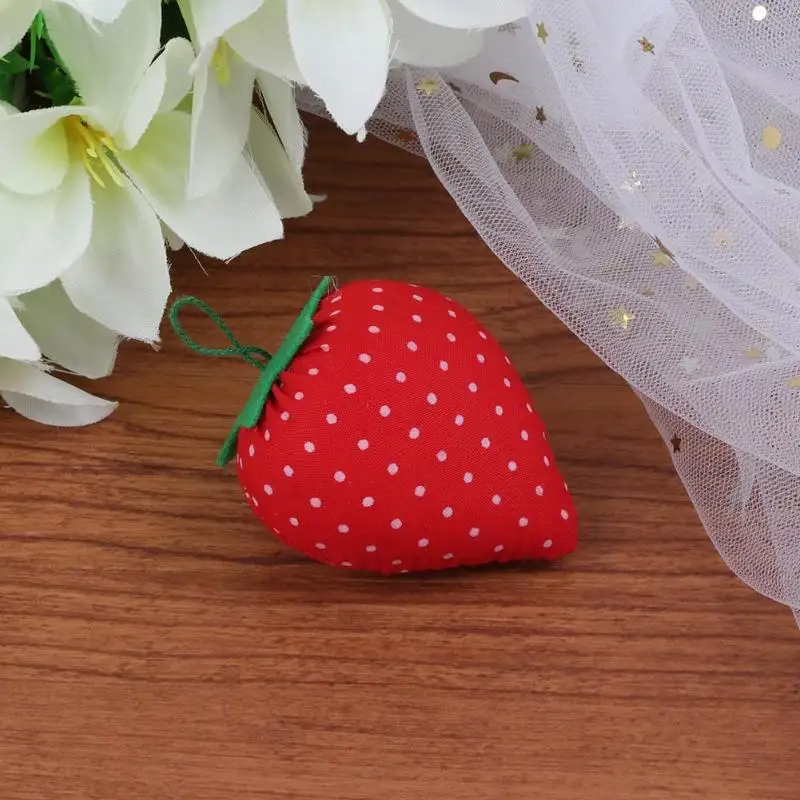 Клубничная игла Pincushion Вышивка крестом швейная булавка держатель для хранения подушка DIY шитье одежды и Ткань Инструменты для игл