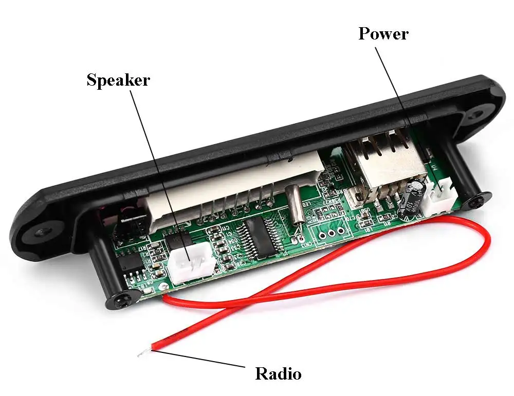 Автомобиль доска декодер цифровой аудио 12 В Авто MP3 плееры мини Усилители