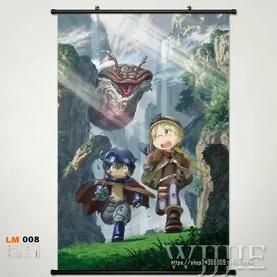 Аниме 60*90 домашний декор плакат настенный прокрутка сделано в Abyss Nanachi|wall scroll|anime