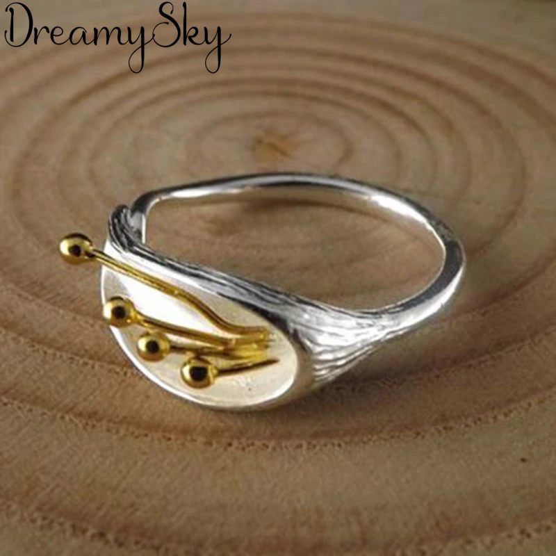 Женское кольцо серебряного цвета с цветком Утренней славы|Кольца для помолвки| |