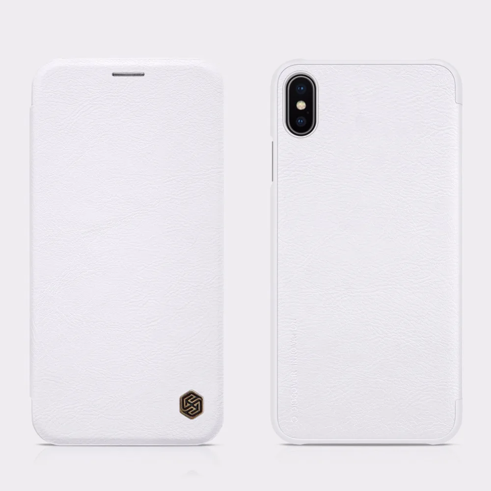 Кожаный чехол Nillkin QIN для iPhone XS Max XR X S, роскошный Карманный Кошелек с отделением для карт, чехол-книжка для iPhone XS
