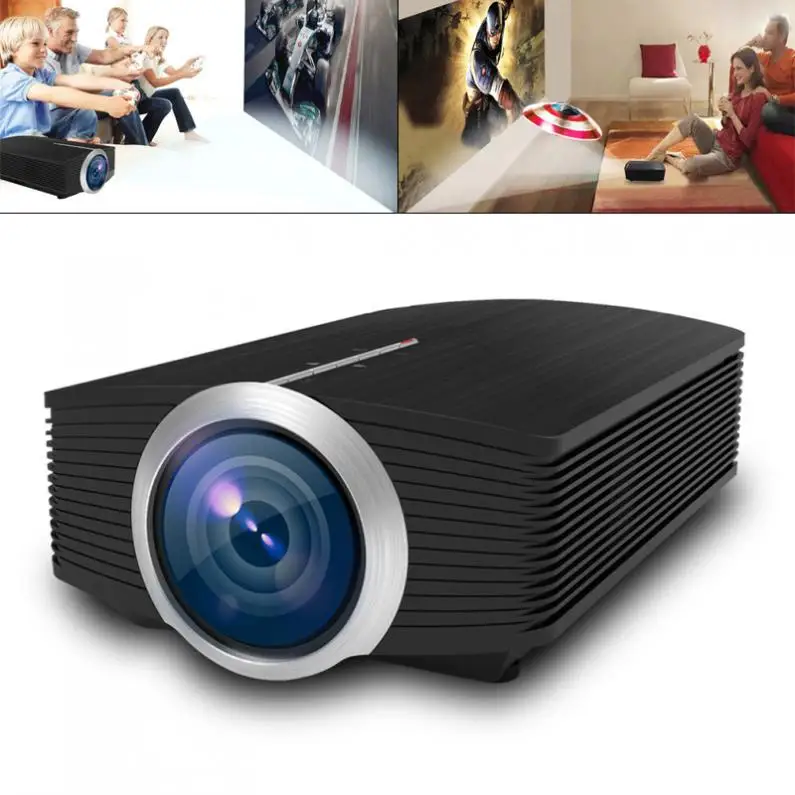 Универсальный Карманный светодиодный мини проектор YG500 HD для дома и развлечений