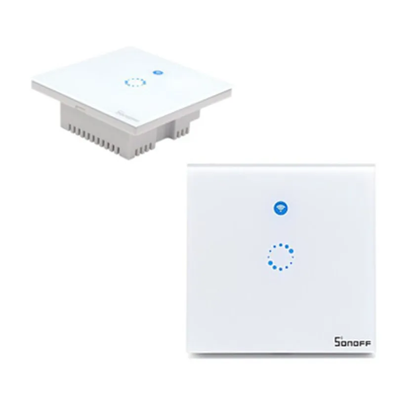 Sonoff Smart T1 UK настенная сенсорная панель 433RF умный wifi Пульт дистанционного