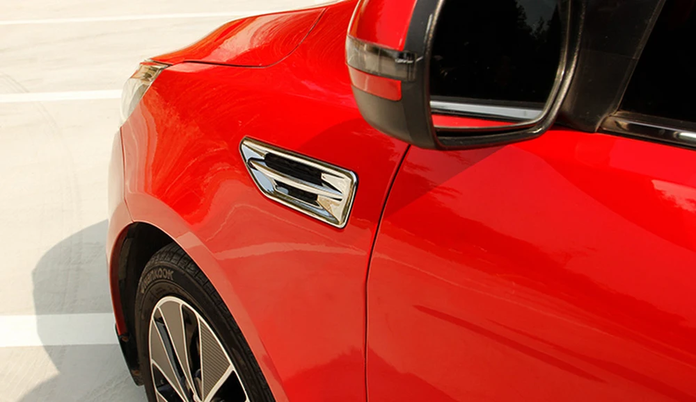 2 шт. в наборе боковое освещение декоративная накладка хромированный стиль ABS