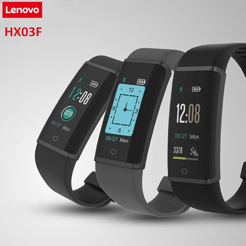 Lenovo HX03F IP68 Водонепроницаемый Браслет фитнес-трекер умный Браслет Bluetooth 4,2 монитор сердечного ритма Поддержка iOS и Android