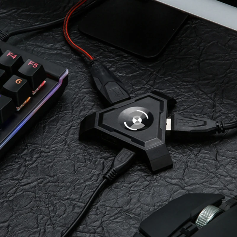 Bluetooth адаптер PUBG мобильный Геймпад контроллер игровая мышь клавиатура конвертер