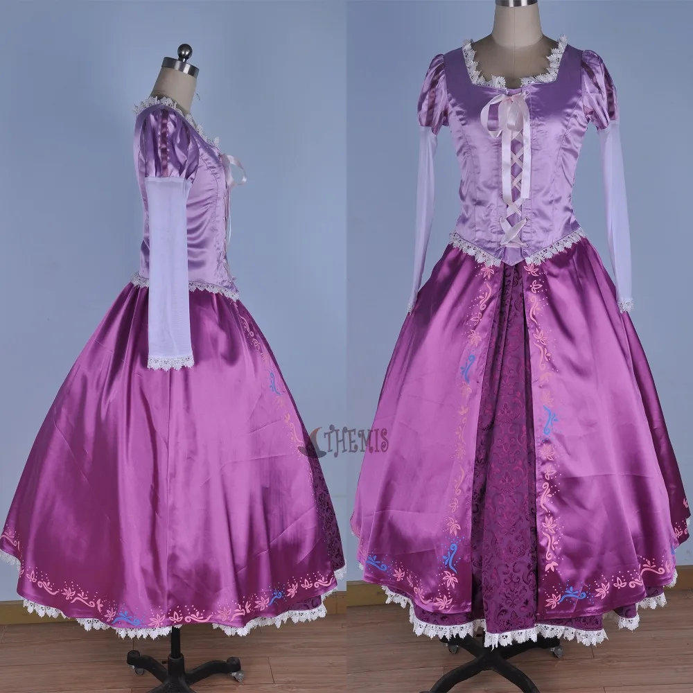 Платье для костюмированной вечеринки с принцессой рипунцель |