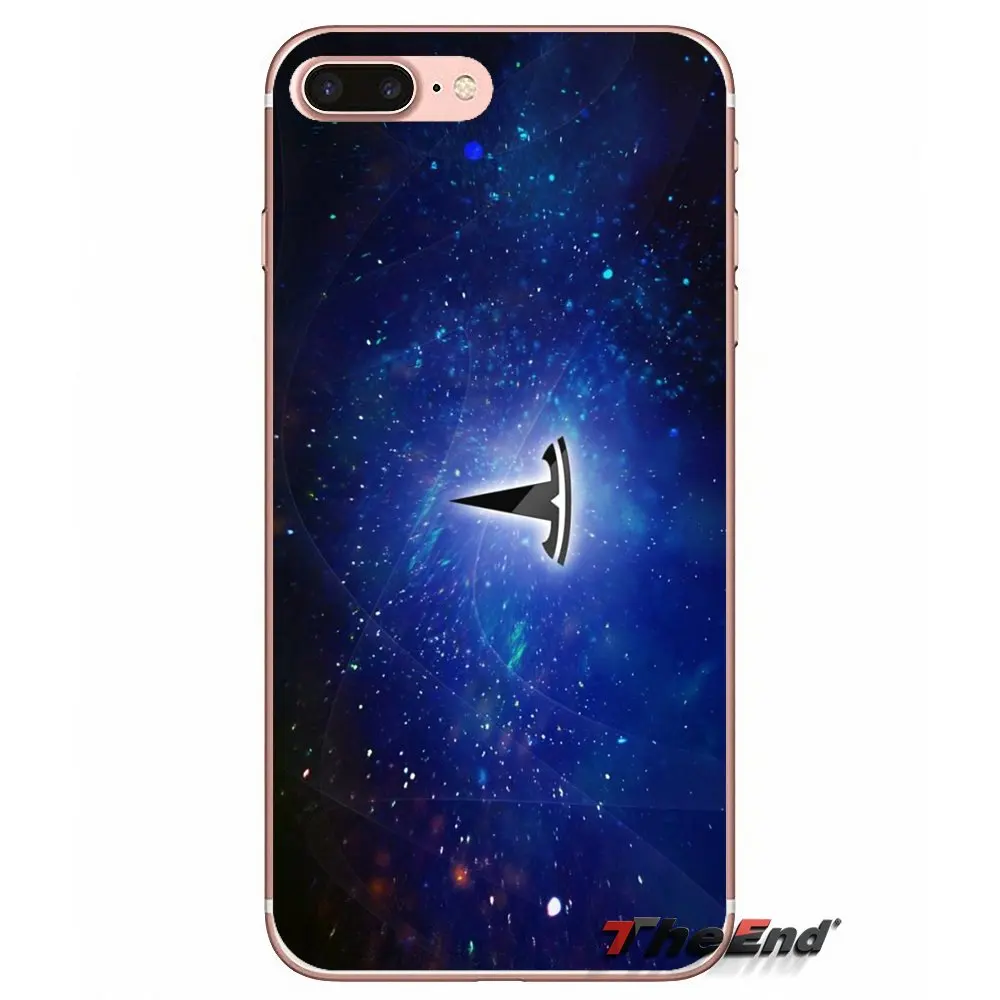 Tesla Logo супер электрический автомобиль для Huawei P Smart Y6 P8 P9 P10 Plus Nova P20 Lite Pro Mini 2017 SLA-L02
