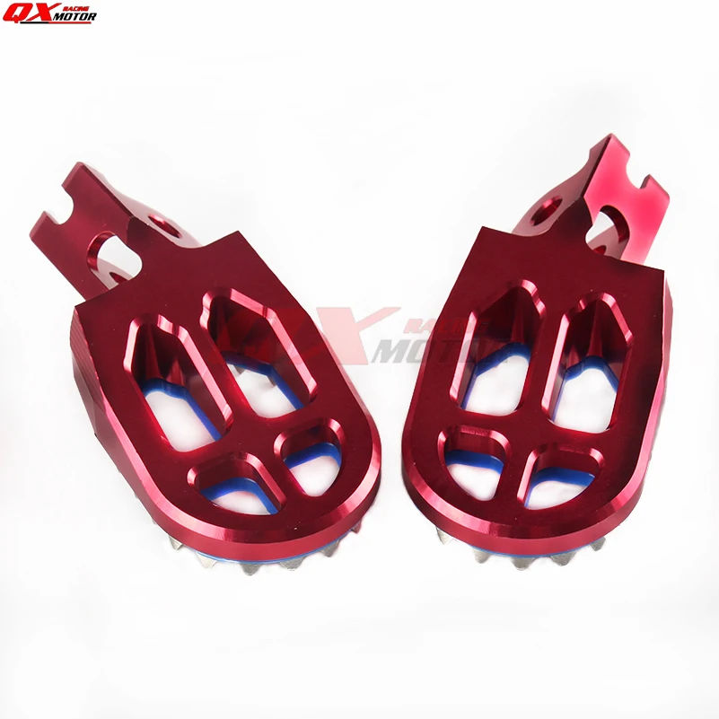 Красная ножная педаль с ЧПУ для CR CRF CR125 CR250 CRF250R CRF450R CRF250X CRF450X CR500 кроссовый