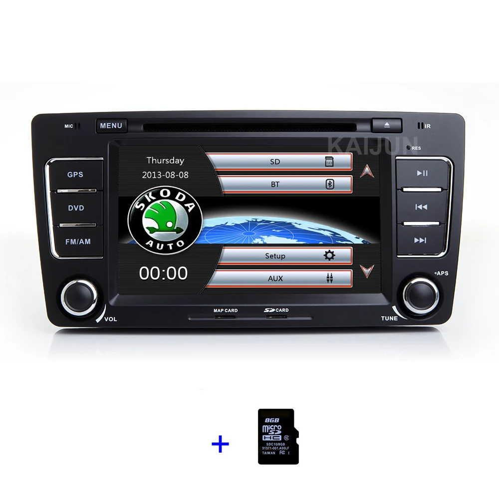 Автомобильный DVD стерео плеер gps для SKODA Octavia 2009 2010 2011 2012 Bluetooth радио