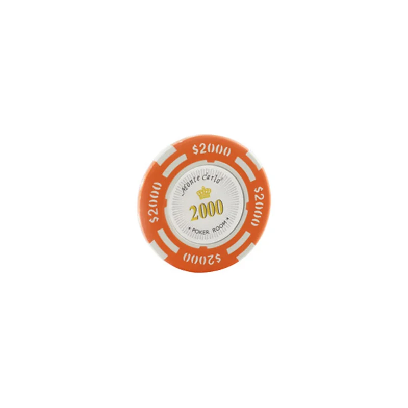 2000 yuan face value K8356 25 шт./лот 14 г двойной цвет USD фильм глина Texas Hold'em Чип Покер игральные карты Фишки маджонг баккара монета баккара фишки - Цвет: 2000 yuan face value