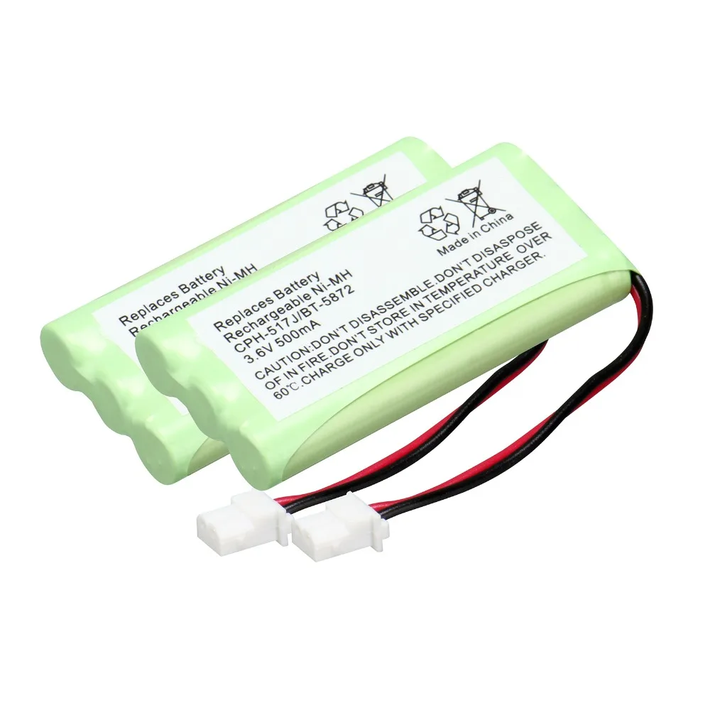 Anmas Power 1 ~ 10 шт Популярный 3 6 V 500mAh ni mh аккумулятор для телефона Vtech CPH