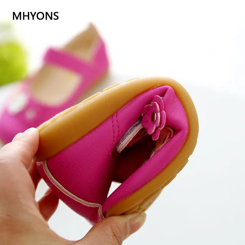 Брендовая Высококачественная детская обувь MHYONS из натуральной кожи с