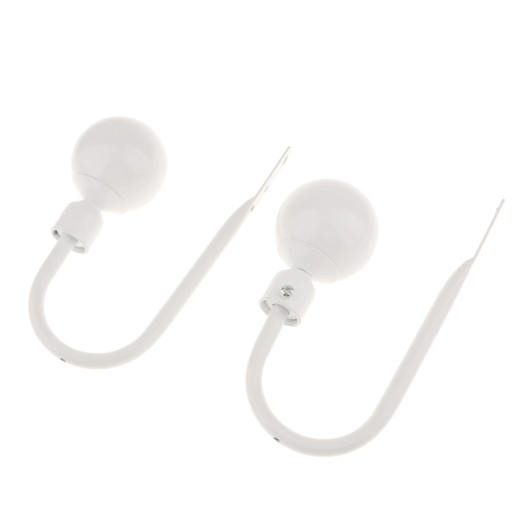 Металлический занавес в форме U 2 шт. белая занавеска на окна | Дом и сад