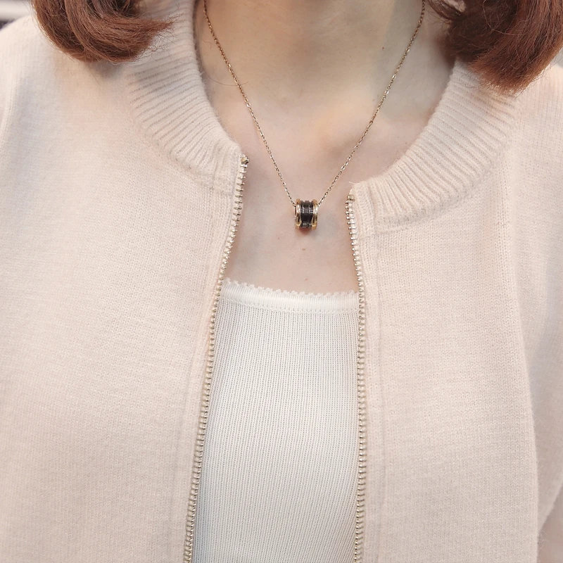Autumn Winter Women Long sleeve Black beige Knitted Cardigan Female 2019 Fashion Loose Embroidery lady Sweater Jacket |