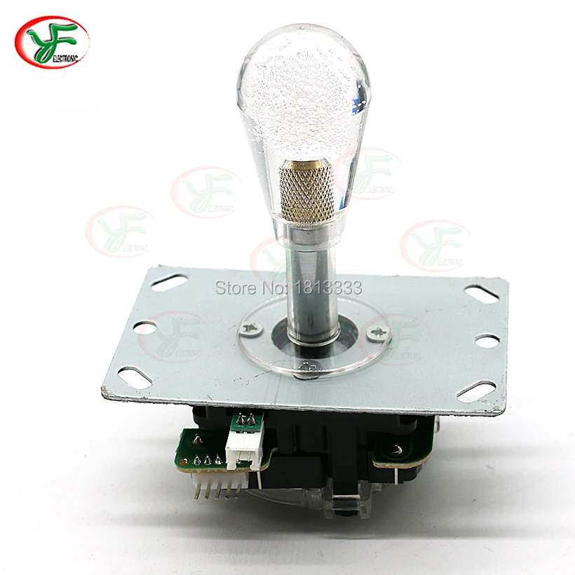 12 В с подсветкой джойстик аркадный Glitter Tic Glitter fighers Stick 5PIN SANWA Stick с прозрачной летучей мышью верхний шар HAPP стильный джойстик