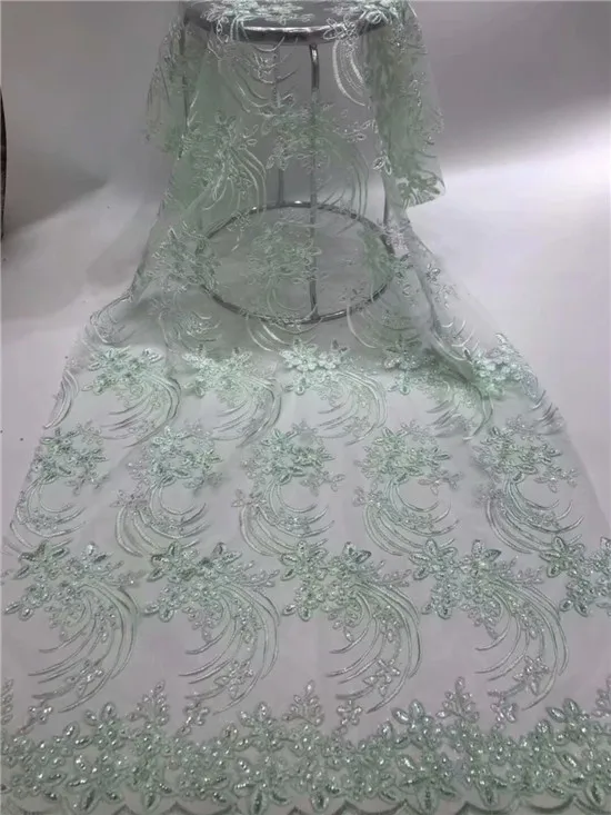 Latest African Lace Fabric Embroidered 3d Flower Nigerian Fabrics High Quality Lovely French For Dress | Дом и сад