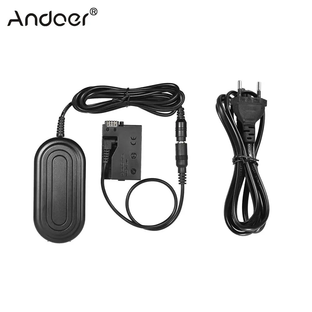 Andoer ACK-E8 AC Power Supply LP-E8 Dummy Battery Adapter Camera Charger for Canon 700D 650D 600D 550D Rebel T5i T4i T3i etc