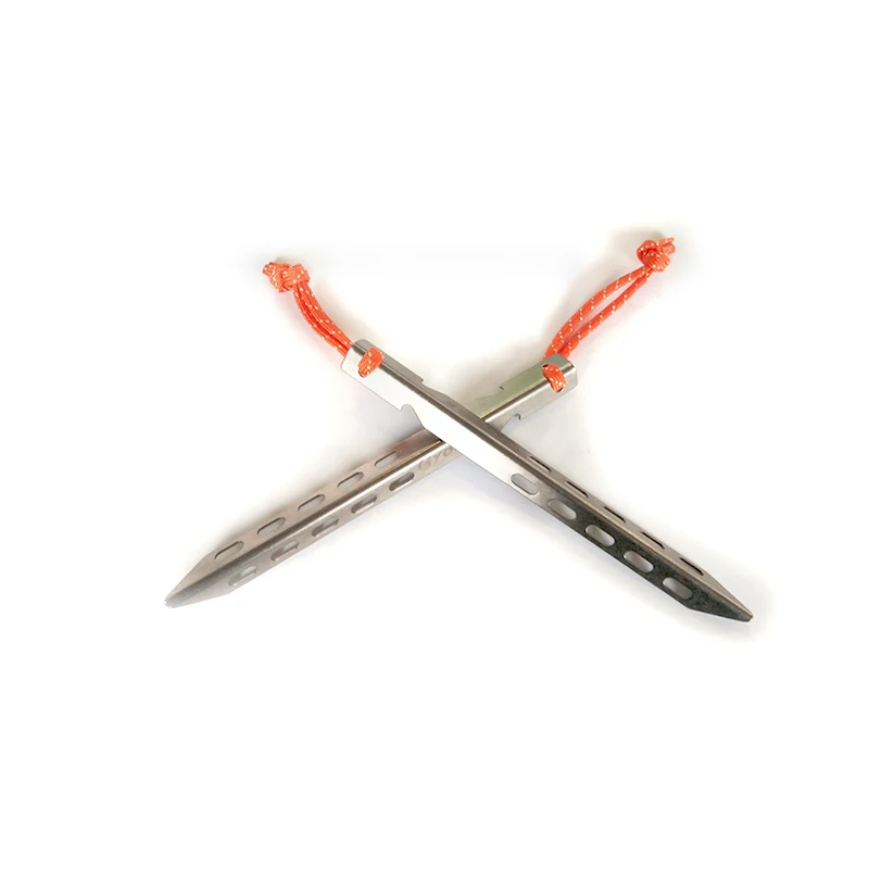 YOUGLE 16 см Титан ультра легкие очки из сплава высокой прочности V палатка колышки