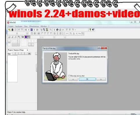 Winols 2 24 + разблокированный патч Damos-файлы видео Руководство пользователя Ecm titanium