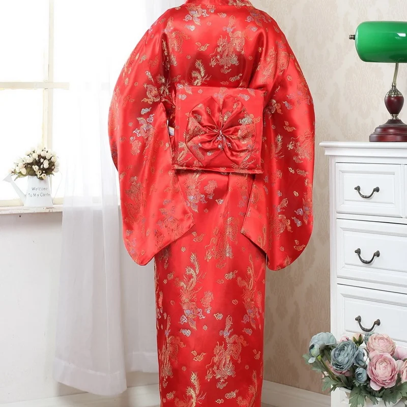 Традиционное японское кимоно женское платье 2019 костюм obi haori geisha традиционные