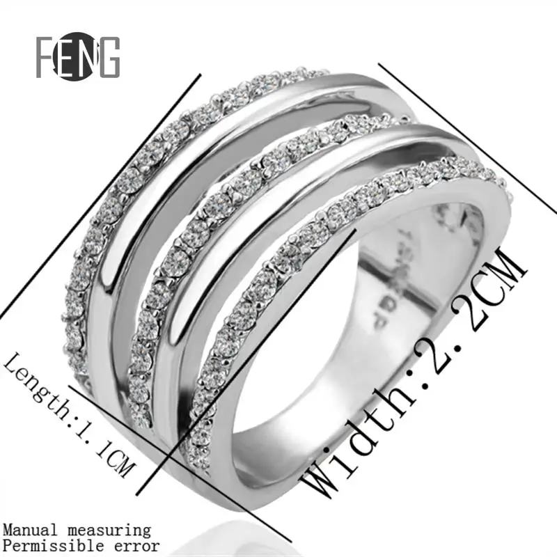 R067 Wholesale High QualityNickle Free Antiallergic New Fashion Jewelry 18K Real Gold Plated Ring For Women Shipping | Украшения и