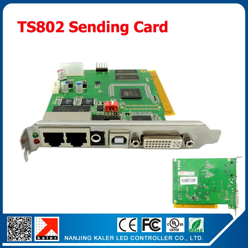 LINSN TS801/ TS802 отправляющая карта полноцветная система управления светодиодным