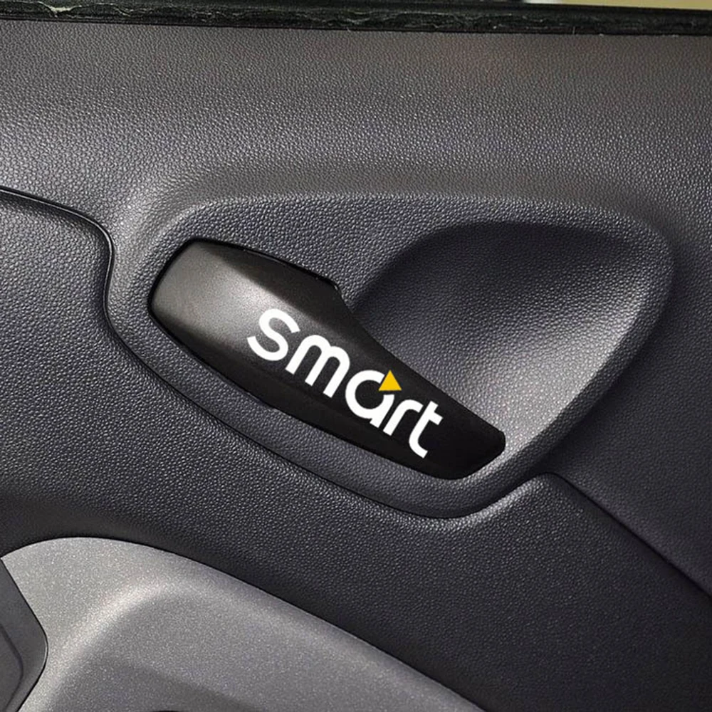 2 X автомобильные аксессуары наклейка с внутренней ручкой двери и для Smart Fortwo Forfour |