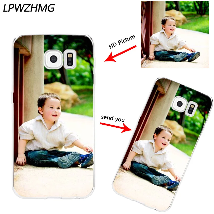 Custom DIY Print Photo Soft TPU Phone Case For Samsung Galaxy S6 S7 edge S8 Plus S3 J3 J5 J7 Customized Back Cover Free Logo Fee |